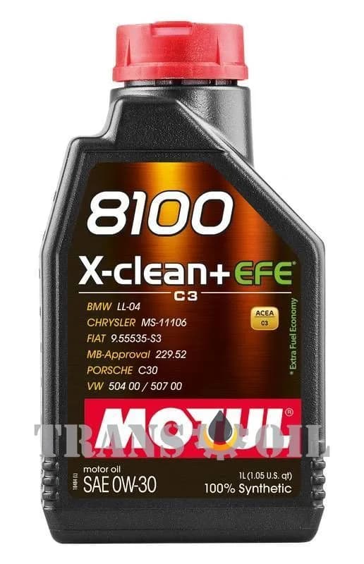 Motul •8100• X-clean+ EFE •111657• 0W-30