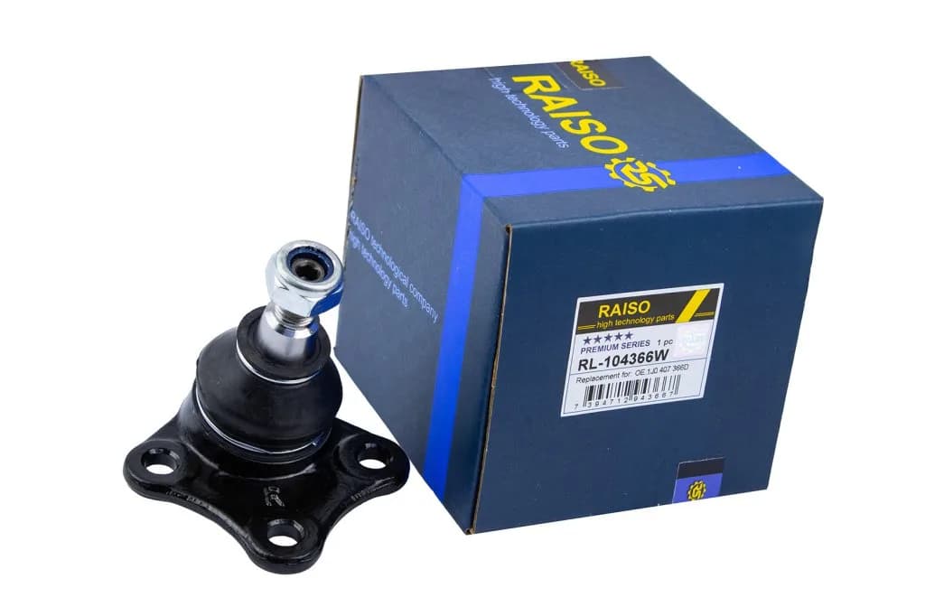 Шарова опора перед. пр. (нижн. передн) Audi A3/Skoda Fabia/Octavia/VW Bora/Polo 96-13 (Конус 18мм)